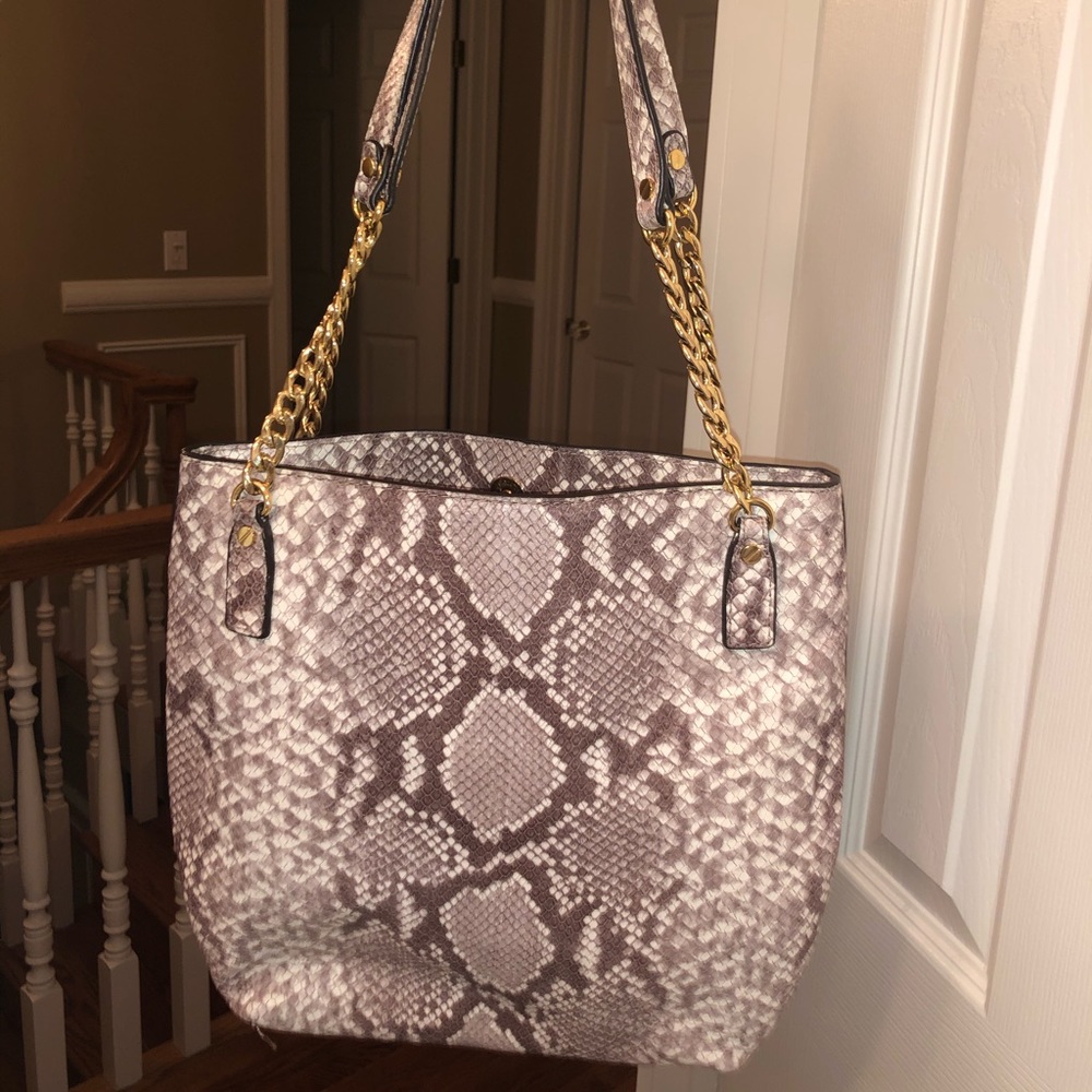 MK snake skin bag